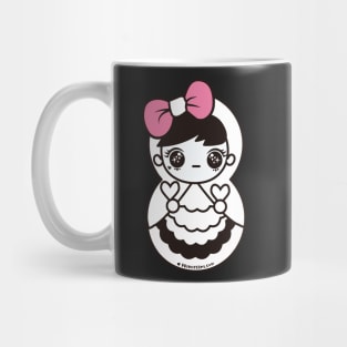 russian matryoshka , cute kawaii doll art Mug